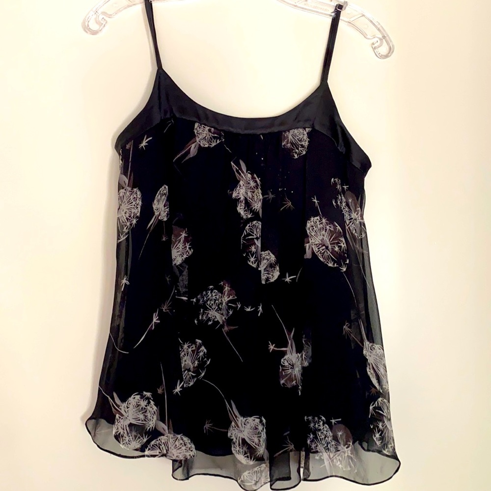 Rebecca Taylor dandelion print blouse size 6
